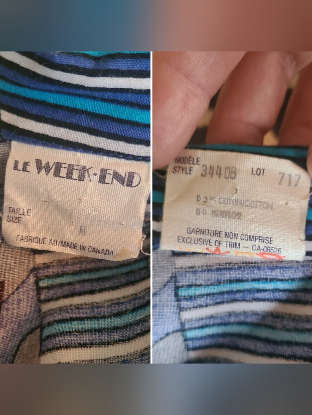 The Drunk Uncle Vintage 80s Button Down by Le Weekend L - Picture 9 of 9